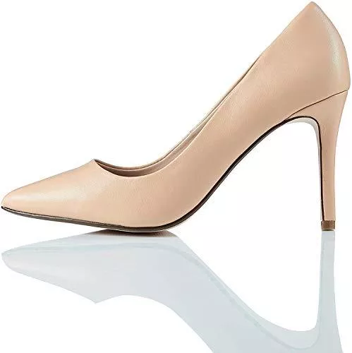 find High Heels Amazon-Marke: find. Point High Heel Leather Court Damen Pumps