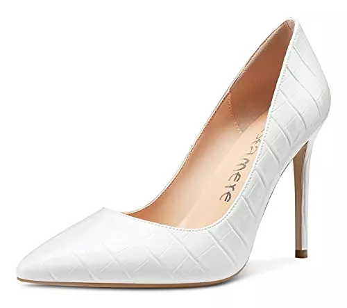 CASTAMERE High Heels CASTAMERE Damen High Heels Pumps Mode Stilettos 10CM