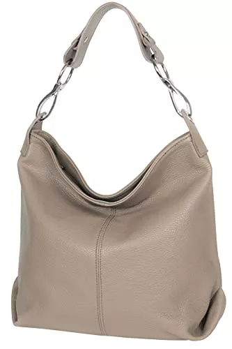 AmbraModa Taschen & Rucksäcke AmbraModa GL033 - Damen echt Ledertasche Handtasche Schultertasche Henkeltasche Beutel