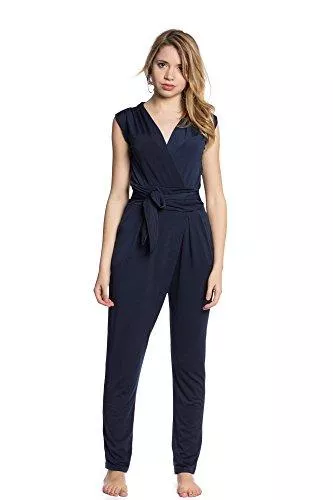Abbino Jumpsuits Abbino 8224 Jumpsuits Einteiler Damen - Made in Italy - Viele Farben - Stilvoll Modern Übergang Herbst Winter Sale Elegant Festlich Sexy Feminin Regular Flexibel Freizeit Delikat Casual