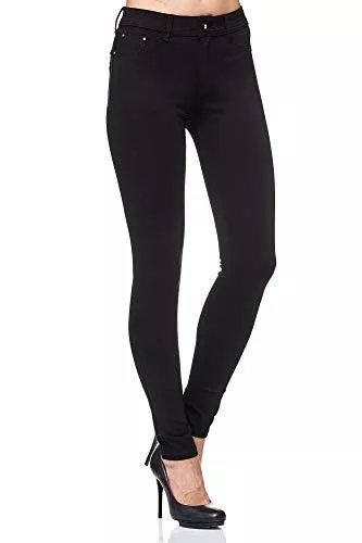 Elara Jeans Elara Damen Stretch Hose Skinny Fit Jegging Chunkyrayan