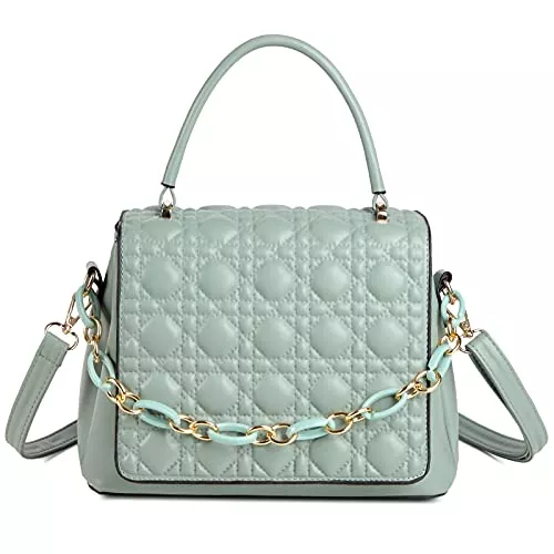 Travistar Taschen & Rucksäcke Travistar Handtaschen Damen Kleine - Top Griff Tasche Kleine Umhängetasche Crossbody Bag für Frauen - Tasche Schultertasche Abendtasche Citytasche Arbeit Shopping Reise PU Leder, Grün