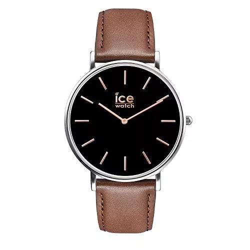Ice-Watch Uhren ICE-WATCH - CITY classic Brown rose-gold - Men's wristwatch with leather strap - 016229 (Medium)