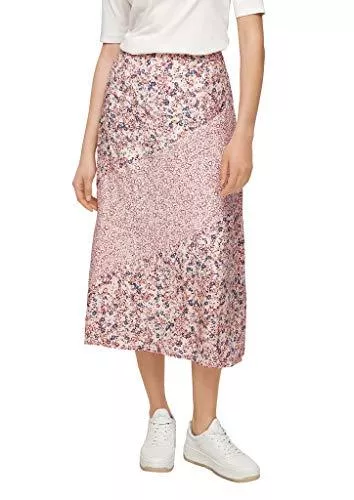 s.Oliver Röcke s.Oliver Damen Midirock mit Millefleurs-Muster