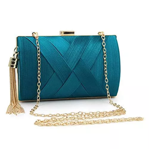 LIFEWISH Taschen & Rucksäcke LIFEWISH Quaste Abendtaschen Clutch Geldbörsen für Frauen für Hochzeit, Abschlussball, Abend, Party