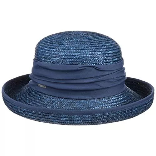 Seeberger Hüte & Mützen Seeberger Dilara Stroh Sommerhut Umschlaghut Damenhut Sonnenhut Mit Einfass