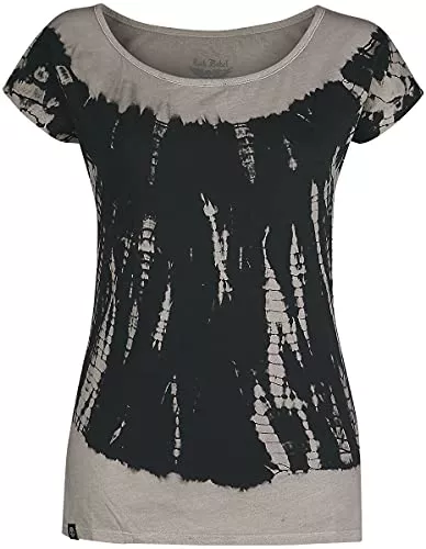 Rock Rebel T-Shirts Rock Rebel by EMP All In The Mind Frauen T-Shirt schwarz/grau Rockwear