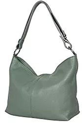 AmbraModa Taschen & Rucksäcke AMBRA Moda Damen Leder Handtasche Schultertasche Umhängetasche Hobo bag GL005
