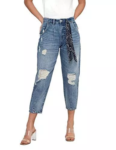 ONLY Jeans ONLY Female Straight Fit Jeans ONLVerna Life Vin Balloon HW
