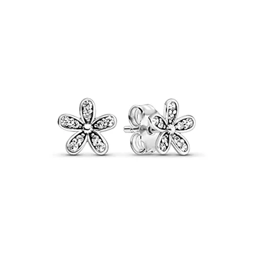 Pandora Schmuck Pandora Damen-Ohrstecker Glanzvolles Gänseblümchen 925 Silber Zirkonia weiß - 290570CZ