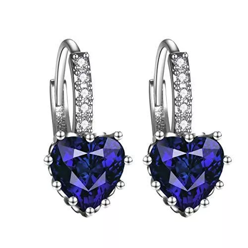 Globalwin Jewellery Schmuck Modische Damen Ohrstecker Elegant Herz Exquisite Crystals Strass Damenohrringe Ohrringe Damenschmuck