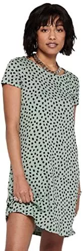ONLY Freizeit ONLY Female Kleid mit kurzen Ärmeln Lässiges