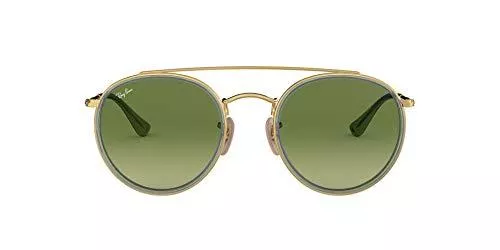 Ray-Ban Sonnenbrillen & Zubehör Ray-Ban Unisex-Erwachsene RB3647N-91224M Sonnenbrille, Gold (Dorado), 51