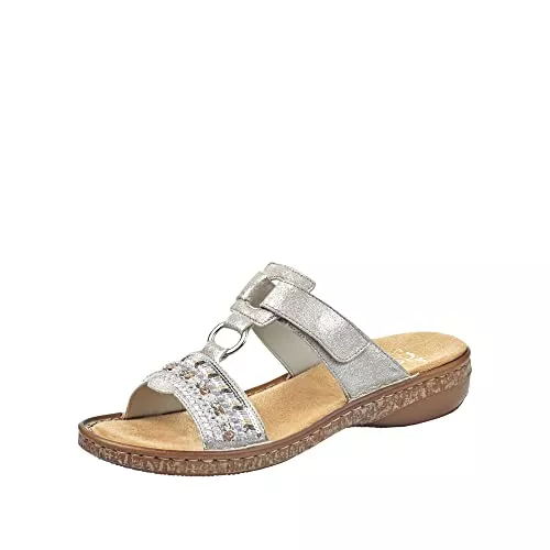 Rieker Sandalen & Slides Rieker Damen ClogsPantoletten 60885, Frauen Clogs