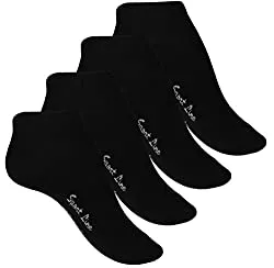 VCA Socken & Strümpfe VCA 8 Paar Damen/Mädchen Sneaker Socken schwarz = SPORT LINE =, Baumwolle - Cottonprime