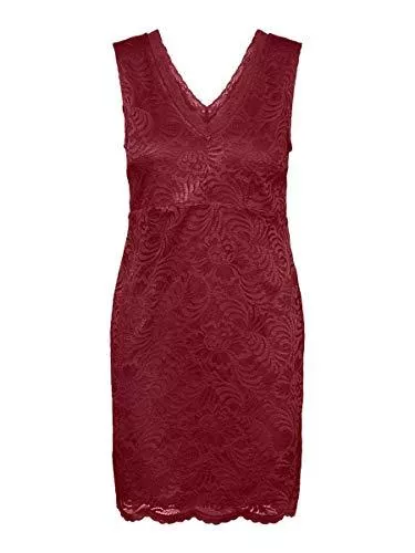 VERO MODA Freizeit VERO MODA Female Minikleid Ärmeloses V-Ausschnitt