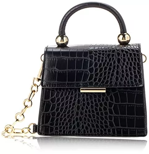 ALDO Taschen & Rucksäcke ALDO Damen IRIA Handtasche, Schwarz, 19