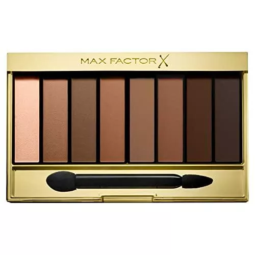 Max Factor Accessoires Max Factor Masterpiece Nude Palette Matte Sands 08 – Lidschatten-Palette mit 8 bräunlichen Tönen mit seidig-mattem und schimmerndem Finish