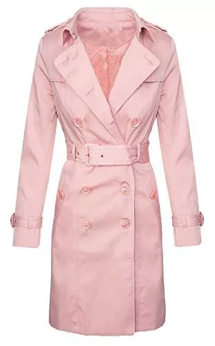 Rock Creek Selection Mäntel Rock Creek Selection Trenchcoat Damen Designer Mantel Jacke Übergangs Jacke Vintage Mantel D-312 S-XL