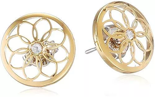 Tommy Hilfiger Schmuck Tommy Hilfiger Casual Core Damen Ohrstecker Edelstahl Vergoldet 1,2 cm