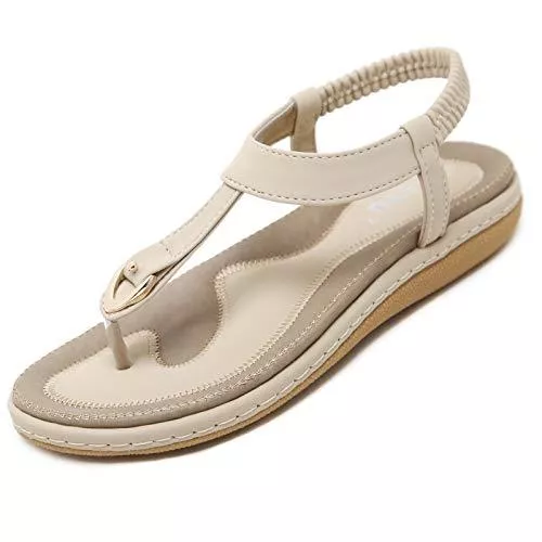 Geweo Hausschuhe Sandalen Damen Somme Bohemian mit weichem Fußbett Gr. 35-44