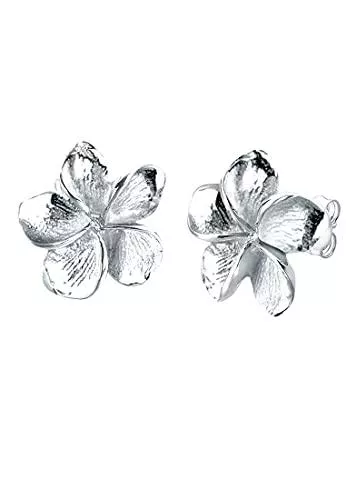 Elli Schmuck Elli Ohrringe Frangipani Blüte Blume Blüte 925 Silber