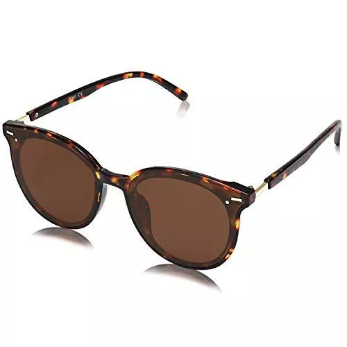 SOJOS Sonnenbrillen & Zubehör SOJOS Klassisch Retro Runde Sonnenbrille Damen Herren Groß Brille BLOSSOM