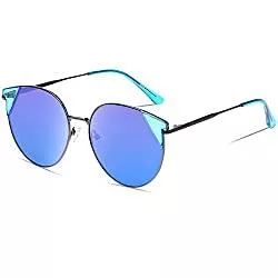 DUCO Sonnenbrillen & Zubehör DUCO Vintage Katzenauge Polarisierte Retro Sonnenbrille für Frauen UV-Schutz W018