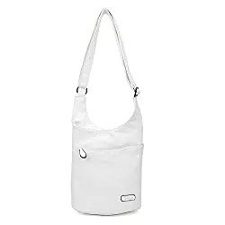 CASAdiNOVA Taschen & Rucksäcke Damen Umhängetasche Weiß - Schultertasche - Damenhandtasche - Handtasche - Crossbody - Messenger Bag - Shopper Tasche - premium Tote