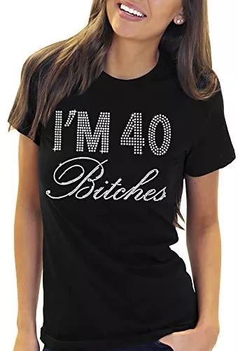 RhinestoneSash T-Shirts Damen T-Shirt oder Tasche mit Aufschrift It's My Birthday - Birthday Squad und I'm with The Birthday Girl, Shirts
