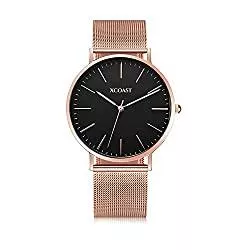 XCOAST Uhren XCOAST Meridium - Stilvolle Damen Uhr / Minimalistisches Design / Damen Analoguhr / Quarz Armbanduhr mit Edelstahlarmband