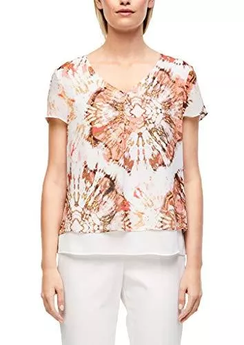 s.Oliver Kurzarmblusen s.Oliver BLACK LABEL Damen Bluse