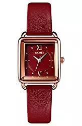 Geiees Uhren Damen Uhren Elegante Quadrat Armbanduhr für Frauen Minimalistische Wasserdicht Analog Quarz Uhr Damen