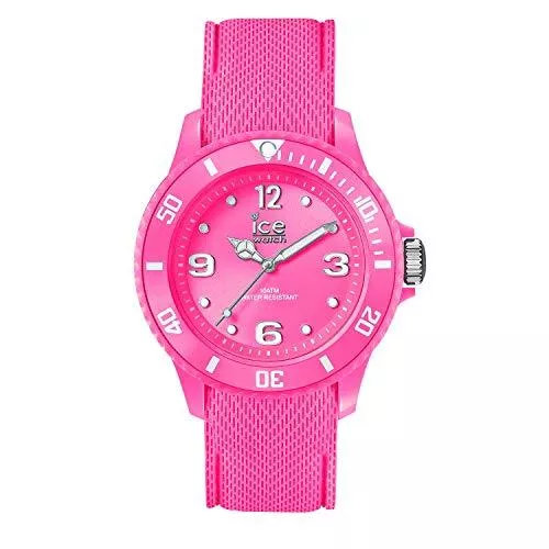 Ice-Watch Uhren Ice-Watch - ICE sixty nine Neon pink - Rosa DamenUhr mit Silikonarmband