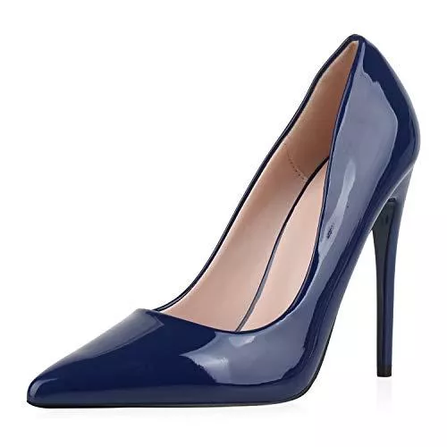 SCARPE VITA High Heels SCARPE VITA Damen Spitze Pumps mit Pfennigabsatz Lack