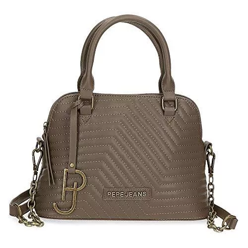 PEPE JEANS Taschen & Rucksäcke Pepe Jeans Amanda Handtasche Beige 25x18x9 cms Synthetisches Leder