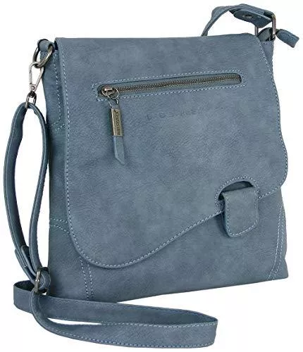 Wash-blue Taschen & Rucksäcke WILD THINGS ONLY !!! HANDTASCHE SCHULTERTASCHE UMHÄNGETASCHE USED OPTIK VON BAG STREET, RIEGEL (Wash-blue)