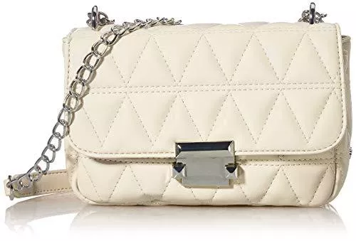 Gabor Taschen & Rucksäcke Gabor Damen Katja Flap Bag, Off White, S no Zip