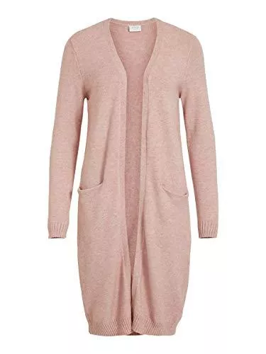 Vila Strickjacken Vila Damen Viril L/S Long Knit Cardigan-noos Strickjacke