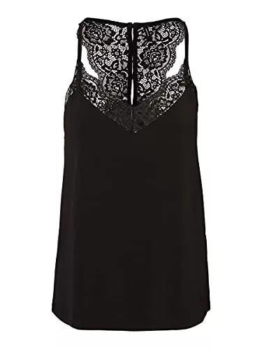 VERO MODA Ärmellose Blusen VERO MODA Female Oberteil ohne Ärmel Spitzen