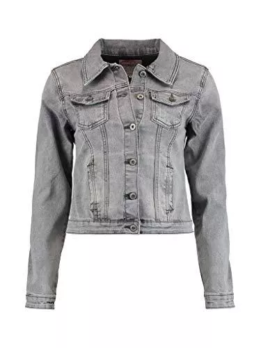 Hailys Jacken Hailys Damen Jeansjacke Enny QI-0916525 Light Grey M