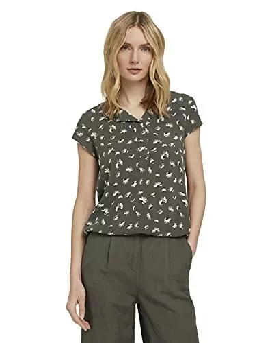 TOM TAILOR Kurzarmblusen TOM TAILOR Damen Striped Bluse