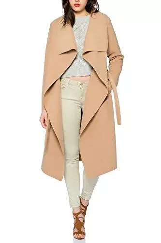 Kendindza Collection Mäntel Kendindza Damen Mantel Trenchcoat mit Gürtel OneSize Lang und Kurz
