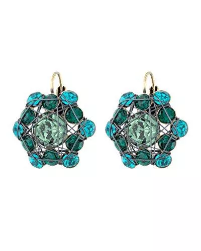 Konplott Schmuck Ohrringe Konplott Bended Lights | Ohr-Schmuck mit Glitzer-Steinen | Ohr-Hänger für Damen in verschiedenen Farben | Konplott - Einzigartiger Modeschmuck mit Swarovski Elements