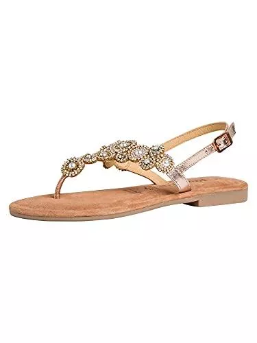 Tamaris Sandalen & Slides Tamaris Damen Zehentrenner, Frauen Sandalen,Touch It-Fußbett