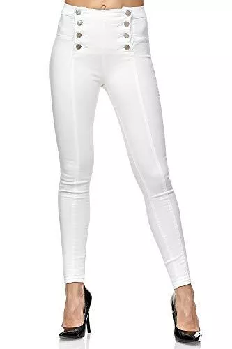 Elara Jeans Elara Damen Jeans Skinny High Waist Hose Chunkyrayan