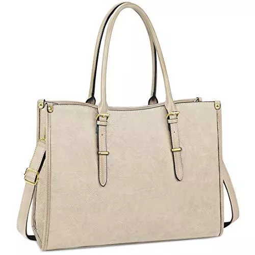 NUBILY Taschen & Rucksäcke Laptoptasche für Damen, 39,6 cm (15,6 Zoll), leicht, Leder