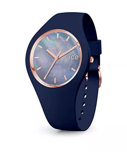 Ice-Watch Uhren Ice-Watch - ICE pearl Twilight - Blaue DamenUhr mit Silikonarmband