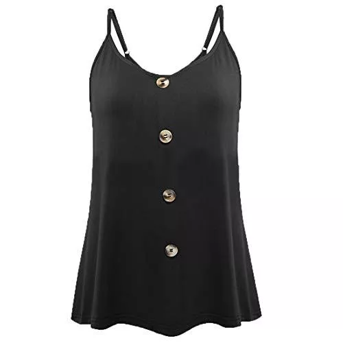 KUFEIUP Tops KUFEIUP Damen Sommer Basic Camisole Cami Tanks Verstellbare Spaghettiträger Tank Tops