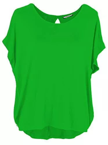 Emma &amp; Giovanni T-Shirts Emma &amp; Giovanni - Basic Sommer T-Shirt/Oberteile Kurzarm (Made In Italy) - Damen